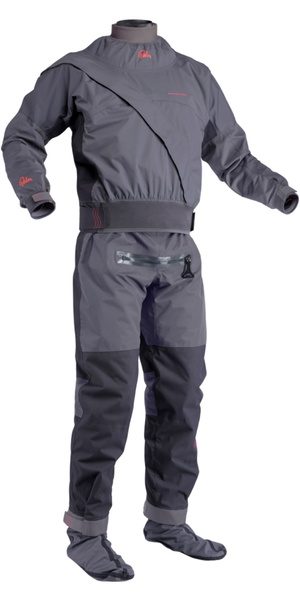 2026 Palm Mens Cascade Drysuit 13912 - Jet Grey / Black